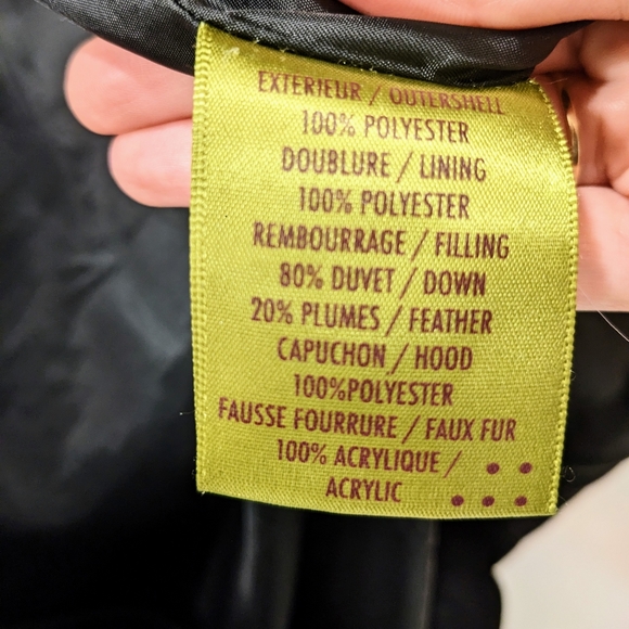 Soia & Kyo down filled black puffer winter parka jacket - S - Picture 6 of 8